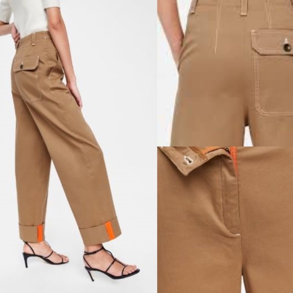 NWT ZARA Premium Denim Sergeant Chino SZ 10